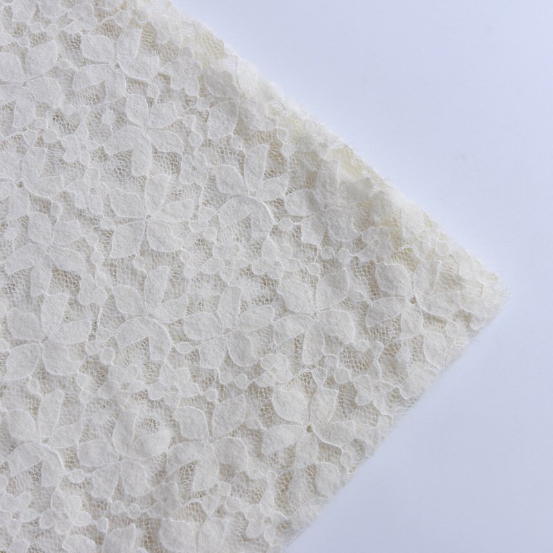 Lace Fabric Feather Jacquard Nylon Warp Knit for Women's Wear Wholesal 9